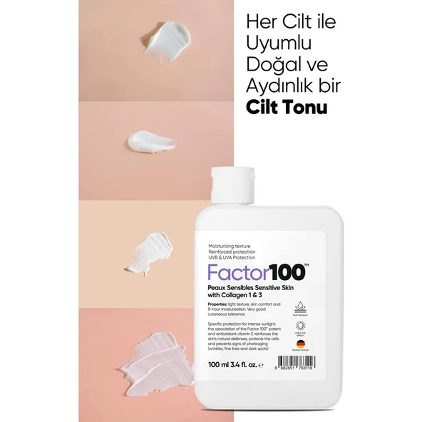 Fualab FACTOR100 Sun Screen Cream SPF50+ Içerikli Güneş Bariyeri - Resim 3