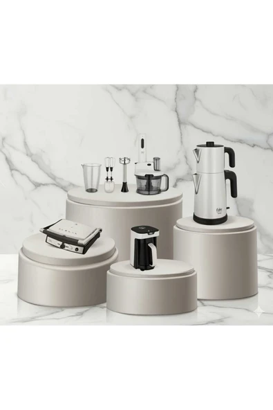 Fakir Avantaj Paket 4'lü Elektrikli Çeyiz Set Pearl White - Beyaz - Resim 2