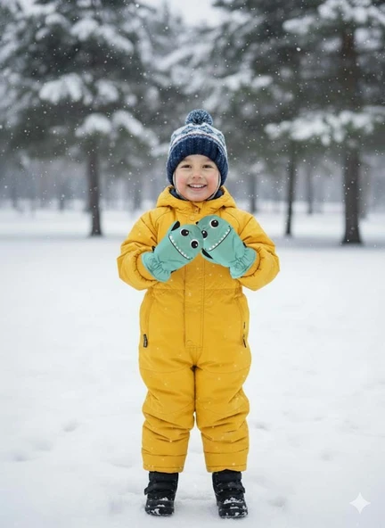 KİTTİ 420-13 1-3 YAŞ KAR KAYAK ELDİVENİ - Resim 4