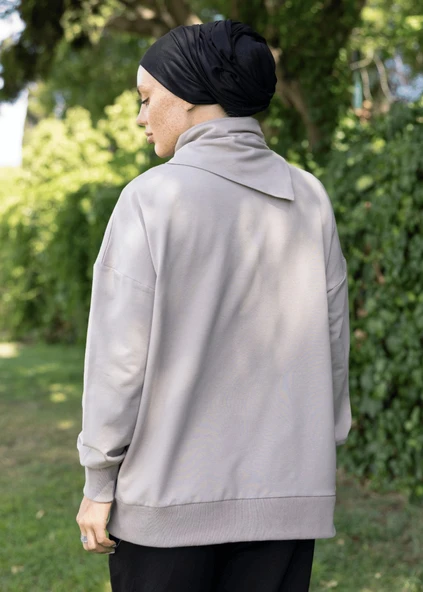 Tesettür Eşofman Üstü - Japon - Resim 3