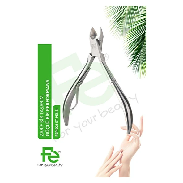 Fe Et Pensi Krom Kaplı Paslanmaz Çelik Tırnak Eti Pensi Profesyonel Kullanım İçin - Resim 2