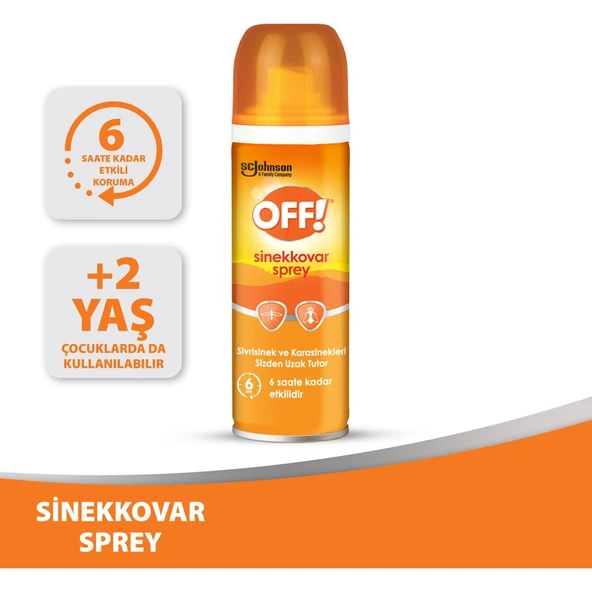 Off ! Sinekkovar Sprey 6 Saate Kadar Etki 100 ml ürün görseli 1