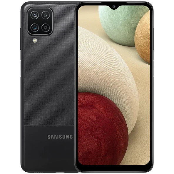 Yenilenmiş Samsung Galaxy A12 128 GB Siyah Cep Telefonu (12 Ay Garantili) - B Kalite ürün görseli 1