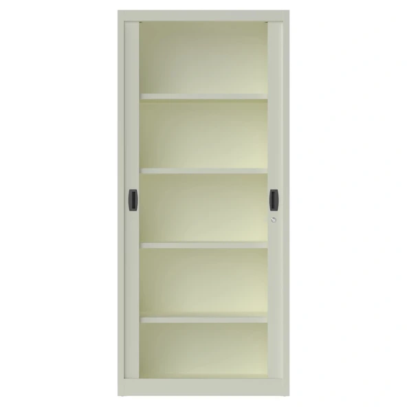 Avcı Sürgülü Dosya Dolabı Malzeme Metal Arşiv Av Dolabı Kiler Ofis Raflı - Resim 5