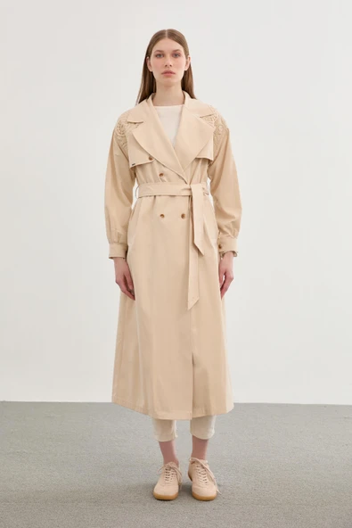 13462 ZÜHRE VEGAS TRENÇKOT - Resim 2