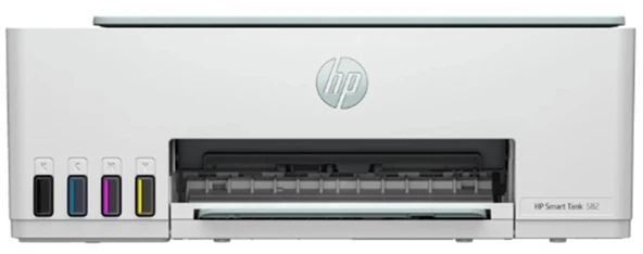 HP 4A8D6A Smart Tank 582 Yazıcı-Tarayıcı-Fotokopi-Wifi Çok Fonksiyonlu Tanklı Yazıcı ürün görseli