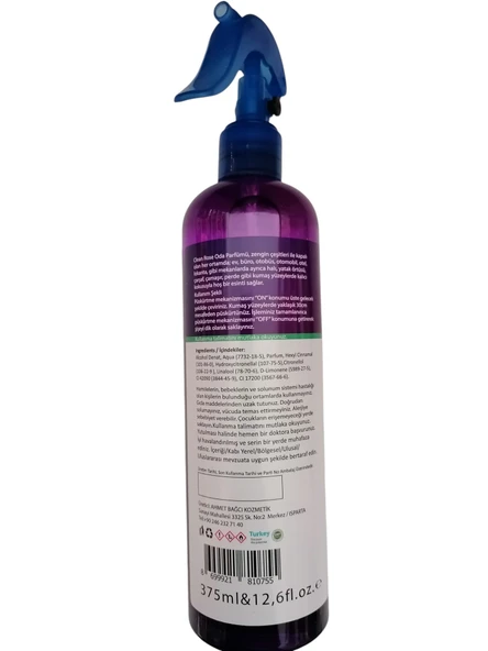 CleanRose Lavanta Oda Spreyi 375ml ürün görseli 1