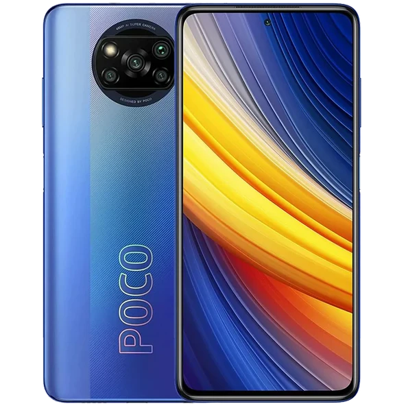 Yenilenmiş Xiaomi Poco X3 Pro 128 GB Mavi Cep Telefonu (12 Ay Garantili) - B Kalite ürün görseli