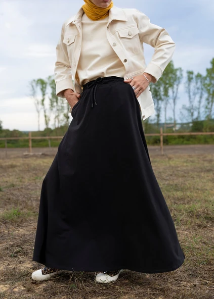 Eşofman  Siyah Etek - Resim 2