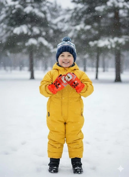 KİTTİ 420-14 1-3 YAŞ KAR KAYAK ELDİVENİ - Resim 5