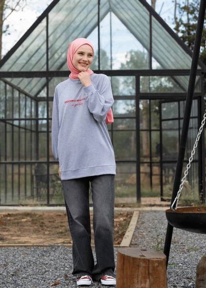 Tesettür Eşofman Üstü- Who You Are - Resim 6