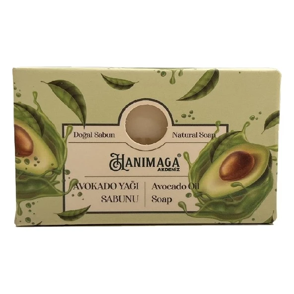 HANIMAGA Doğal Sabun Avokado Yağı ile Zenginleştirilmiş 100 gr Cilt Bakımı İçin ürün görseli 1