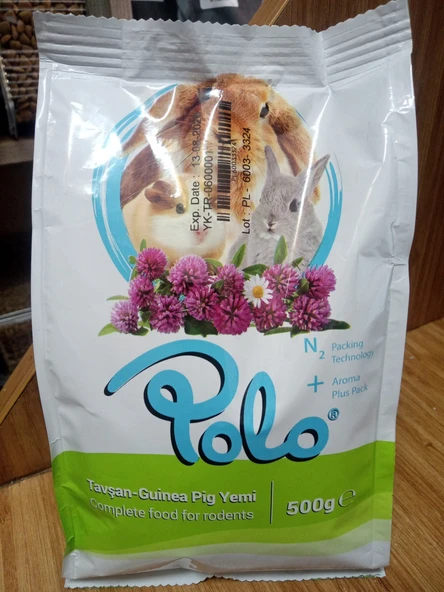 POLO TAVŞAN-GUİNEA YEMİ 500 GRAM X 3 PAKET ürün görseli