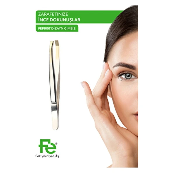 Fe Cımbız Dizayn Fepi 057 Paslanmaz Çelik Yapı ile Hassas Tüy Alma Aracı - Resim 2