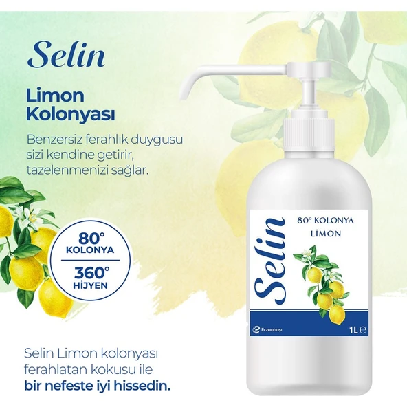 Selin Limon Kolonyası 1 Lt Sprey - Resim 3