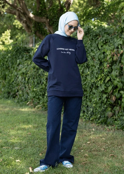 Tesettür Eşofman Üstü- Not Hidden - Resim 5