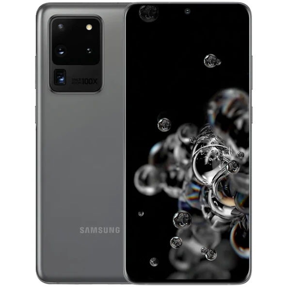 Yenilenmiş Samsung Galaxy S20 Ultra 128 GB Siyah Cep Telefonu (12 Ay Garantili) - C Kalite - Resim 4