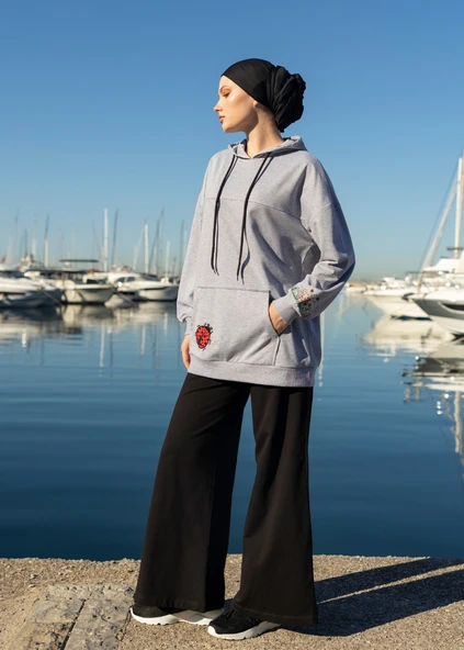 Tesettür Eşofman Üstü Uğur Böceği - Resim 3