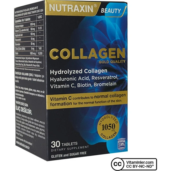 Nutraxin Collagen 30 Tablet - Resim 2