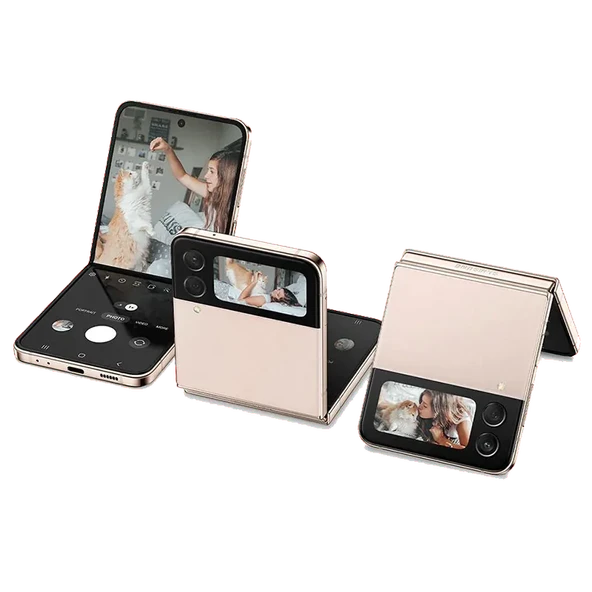 YENİLENMİŞ SAMSUNG GALAXY Z FLIP 4 128GB MOR CEP TELEFONU (12 AY GARANTİLİ) - D KALİTE - Resim 10