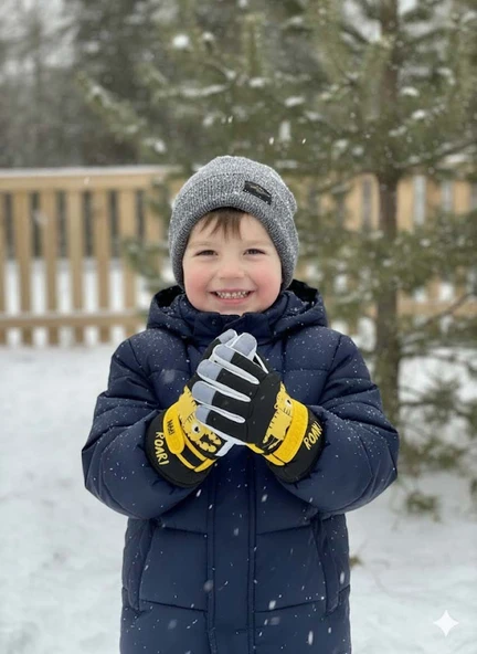 KİTTİ 421-13 4-7 YAŞ KAR KAYAK ELDİVENİ - Resim 5