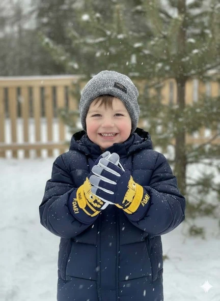 KİTTİ 421-13 4-7 YAŞ KAR KAYAK ELDİVENİ - Resim 3