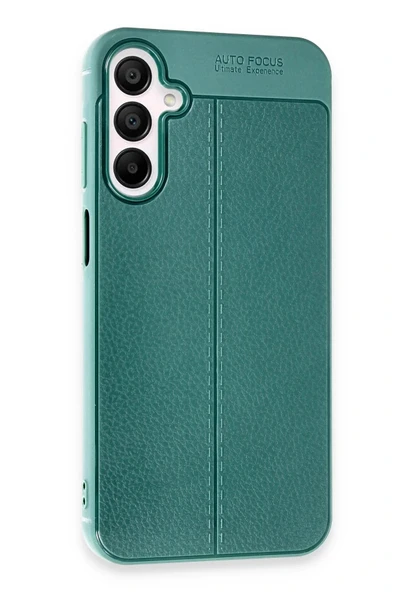 LitaeTrend Samsung Galaxy A15 4G Kılıf Auto Focus Kapak - Koyu Yeşil - Resim 2