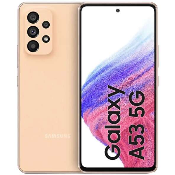 YENİLENMİŞ SAMSUNG GALAXY A53 128GB TURUNCU CEP TELEFONU (12 AY GARANTİLİ) - D KALİTE - Resim 3