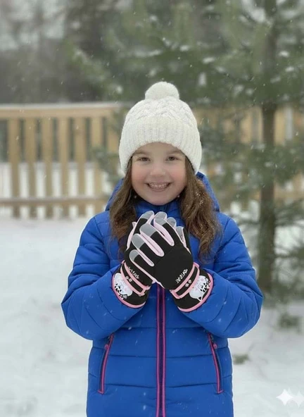 KİTTİ 421-12 4-7 YAŞ KAR KAYAK ELDİVENİ - Resim 5