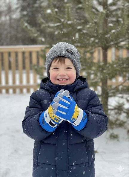 KİTTİ 421-13 4-7 YAŞ KAR KAYAK ELDİVENİ - Resim 4