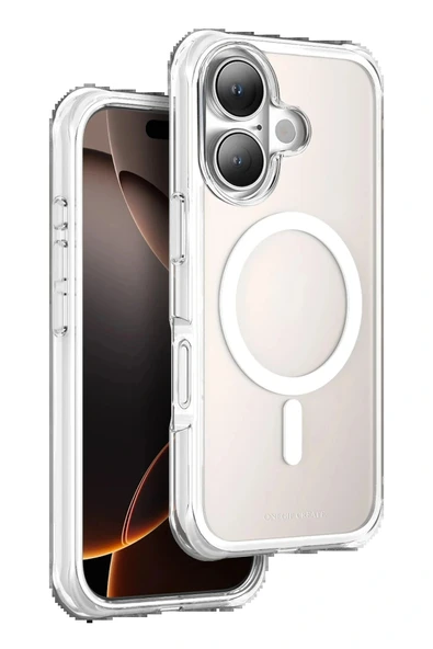 LitaeTrend Apple iPhone 16 Hulk Magsafe Kapak - Beyaz ürün görseli 1