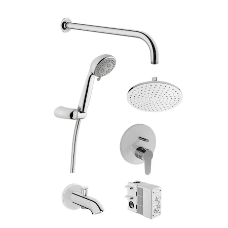 Artema Win S Ankastre Tepe, Banyo Mafsallı Duş Seti A49248 ürün görseli