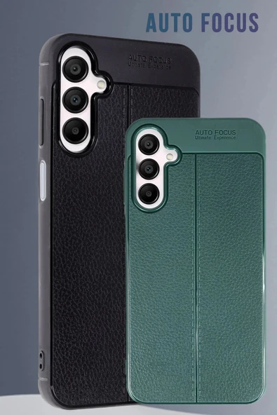 LitaeTrend Samsung Galaxy A15 4G Kılıf Auto Focus Kapak - Koyu Yeşil - Resim 3