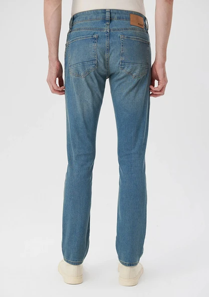 M8842222406 MAVİ PANTOLON JAKE LT BRUSHED - Resim 4