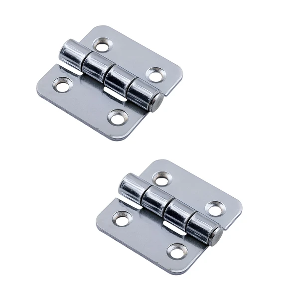 Metal Yaprak Menteşe 2 ADET Gümüş 50x50 mm Dayanıklı Kapi Pencere Dolap Mobilya Menteşe Modeli - Resim 6