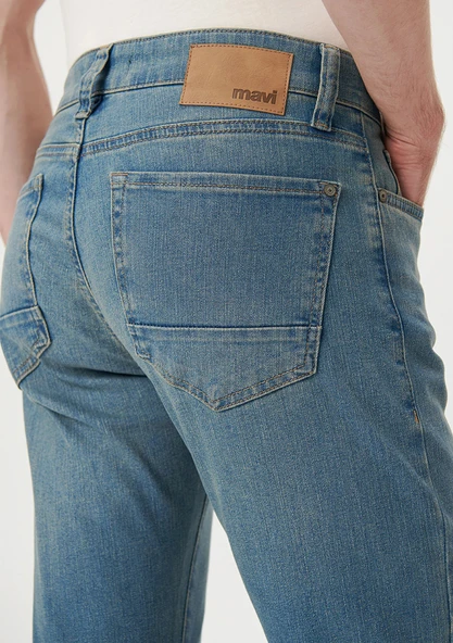 M8842222406 MAVİ PANTOLON JAKE LT BRUSHED - Resim 6