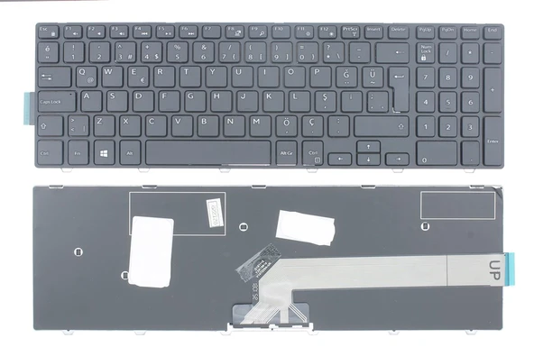 Dell inspiron 3541 ile Uyumlu Notebook Klavyesi - Siyah - TR ürün görseli 1