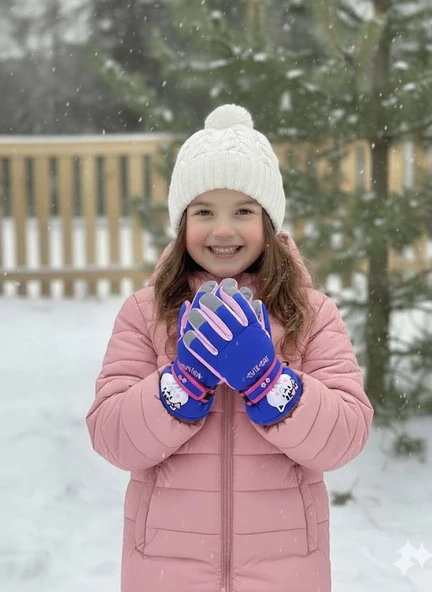 KİTTİ 421-12 4-7 YAŞ KAR KAYAK ELDİVENİ - Resim 3