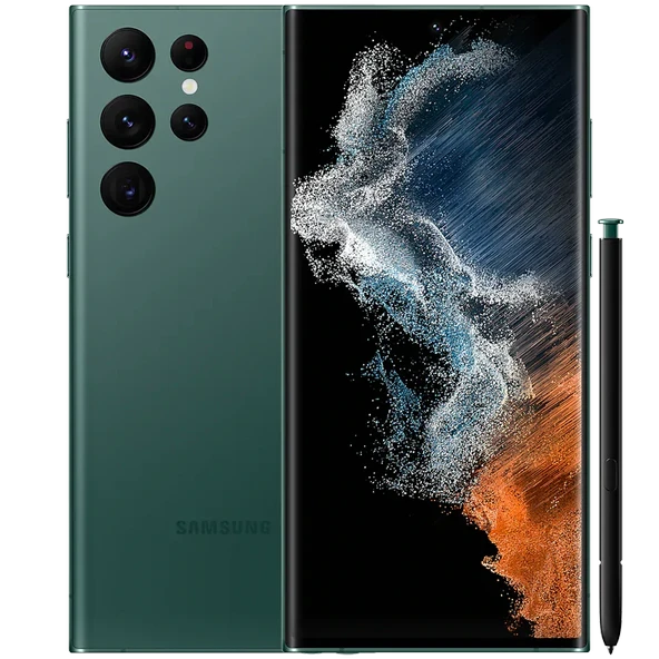 YENİLENMİŞ SAMSUNG GALAXY S22 ULTRA 512GB YEŞİL CEP TELEFONU (12 AY GARANTİLİ) - D KALİTE - Resim 3