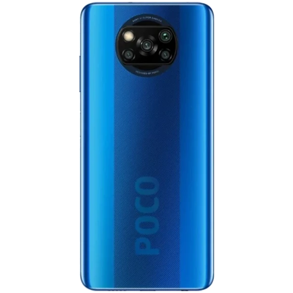 YENİLENMİŞ XIAOMI POCO X3 NFC 128GB MAVİ CEP TELEFONU (12 AY GARANTİLİ) - A KALİTE ürün görseli