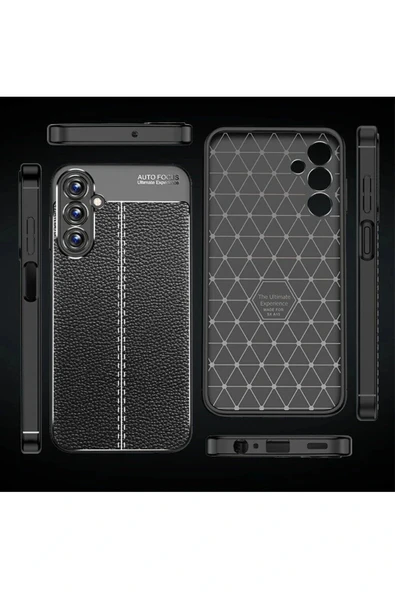 LitaeTrend Samsung Galaxy A15 4G Kılıf Auto Focus Kapak - Siyah - Resim 4