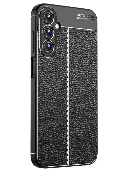 LitaeTrend Samsung Galaxy A15 4G Kılıf Auto Focus Kapak - Siyah ürün görseli 1