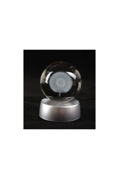 Dekoratif Ofis Hediyesi 3 Lü Masa Üstü Seti Newton Balans Kum Saati Led Işıklı Karahindiba Küre Set - Resim 7