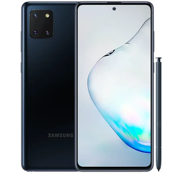 YENİLENMİŞ SAMSUNG GALAXY NOTE 10 LITE 128GB SİYAH CEP TELEFONU (12 AY GARANTİLİ) - D KALİTE - Resim 3