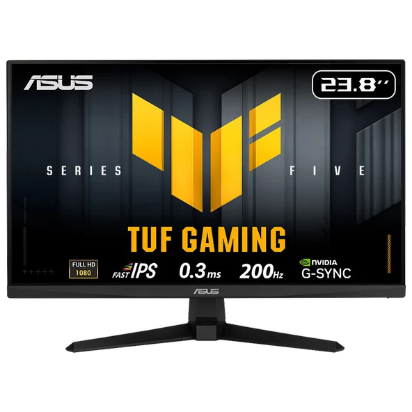 ASUS TUF GAMING VG249Q5A 23.8" 200Hz 0.3ms HDMI DP G-Sync FreeSync FHD Fast IPS Gaming Monitör ürün görseli