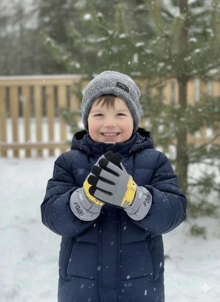 KİTTİ 421-13 4-7 YAŞ KAR KAYAK ELDİVENİ - Resim 2