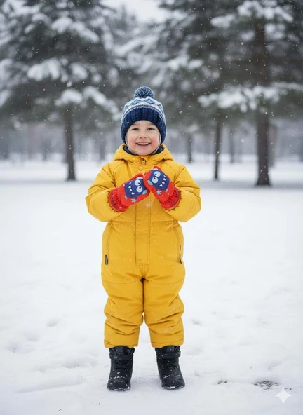 KİTTİ 420-15 1-3 YAŞ KAR KAYAK ELDİVENİ - Resim 2