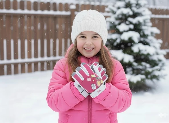 KİTTİ 421-11 4-7 YAŞ KAR KAYAK ELDİVENİ - Resim 2