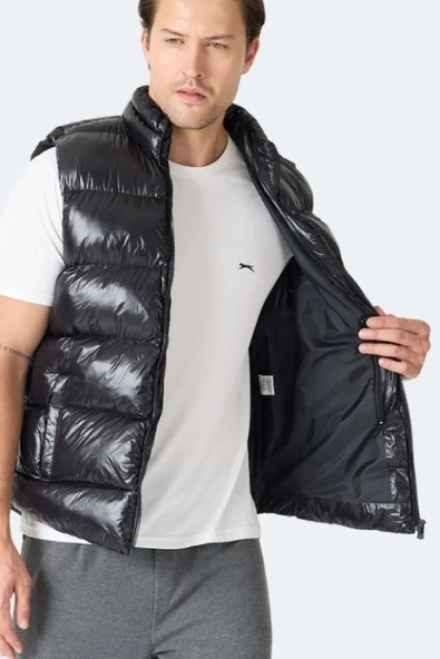 Slazenger Havaron  Erkek Siyah Şişme Yelek - Resim 3