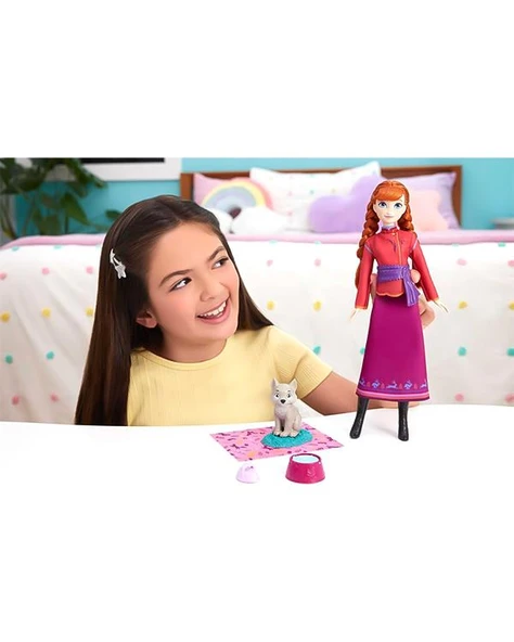 Disney Karlar Ülkesi Anna ve Kurt Yavrusu Figür Seti JFG17 - Resim 6